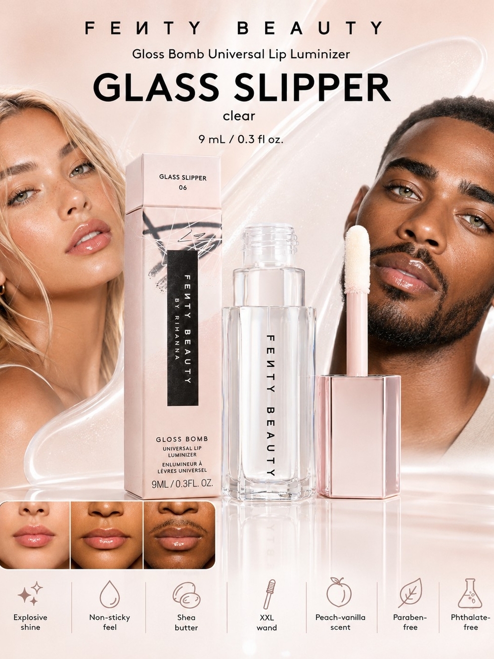 Fenty Beauty Gloss Bomb Universal Lip Luminizer – Glass Slipper